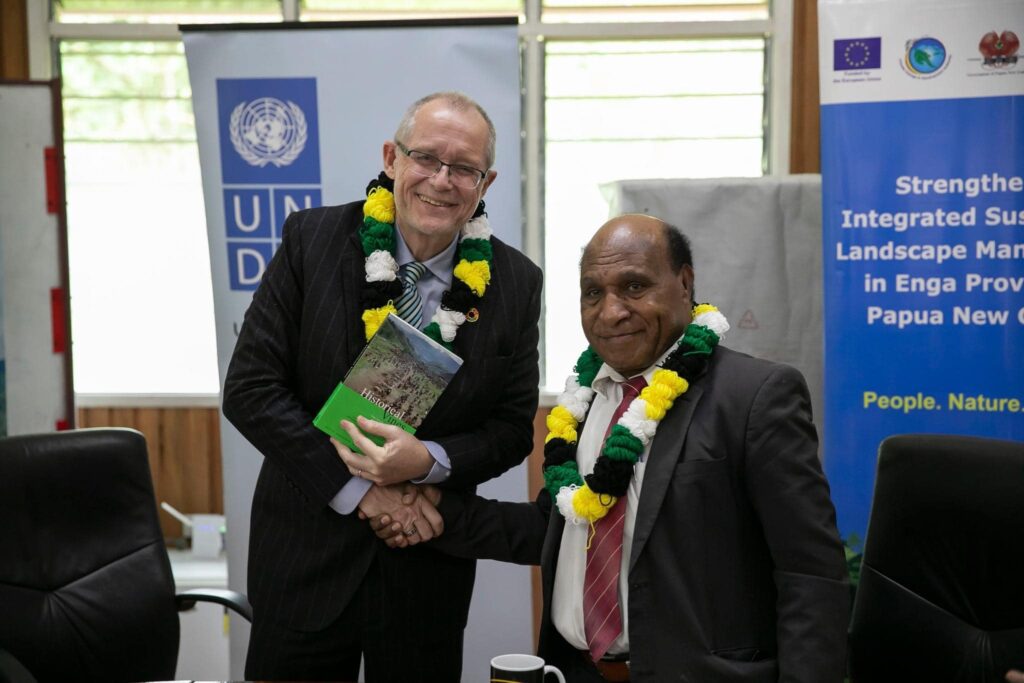 UNDP Resident Representative, Mr. Nicholas Booth’s, mission to Enga Province