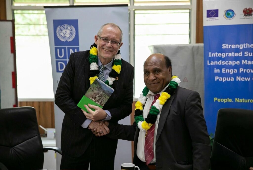 UNDP Resident Representative, Mr. Nicholas Booth’s, mission to Enga Province